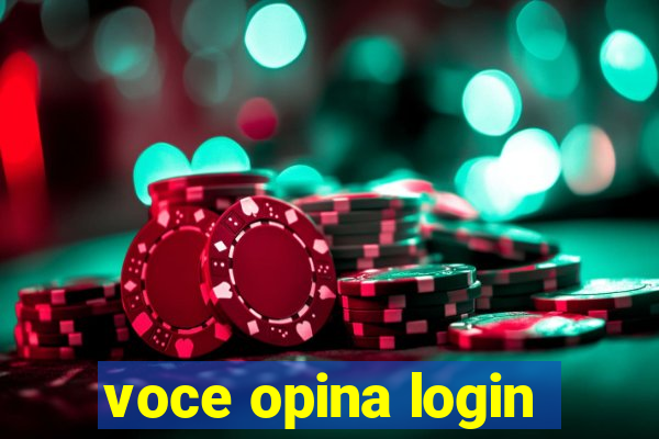 voce opina login